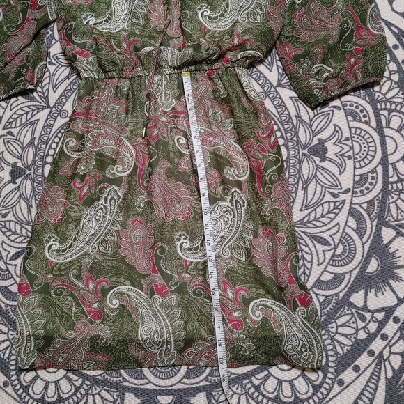 BANANA Republic Paisley Dress Size 2 - Picture 10 of 13